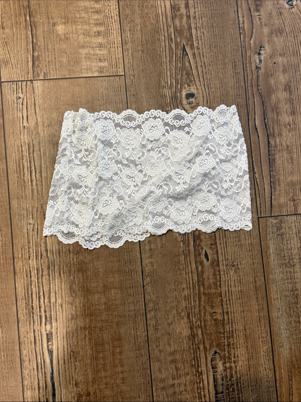 White Lace Tube top
